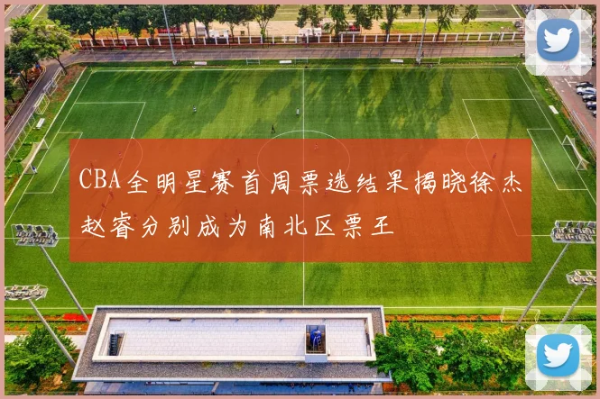 CBA全明星赛首周票选结果揭晓徐杰赵睿分别成为南北区票王
